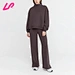 Loose Hem Mock Neck Sweatshirt